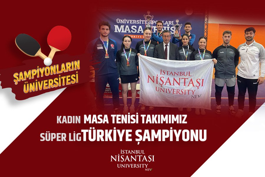 Kadın Masa Tenisi Süper Lig Türkiye Şampiyonuyuz!