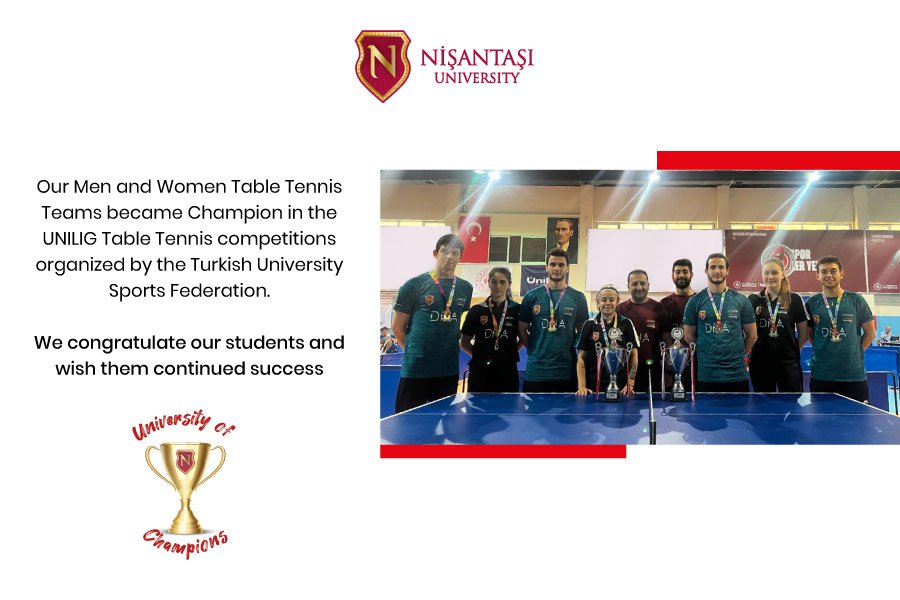 Nişantaşı is the Champion in Table Tennis