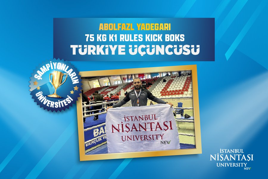 OUR STUDENT ABOLFAZL YADEGARI PLACED THIRD IN TURKEY IN THE 75 KG K1 RULES KICKBOXING CATEGORY.