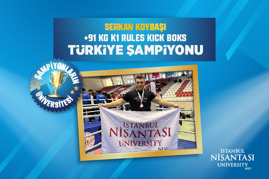 OUR STUDENT SERKAN KOYBAŞI IS THE  91 KG K1 RULES KICKBOXING CHAMPION OF TURKEY.