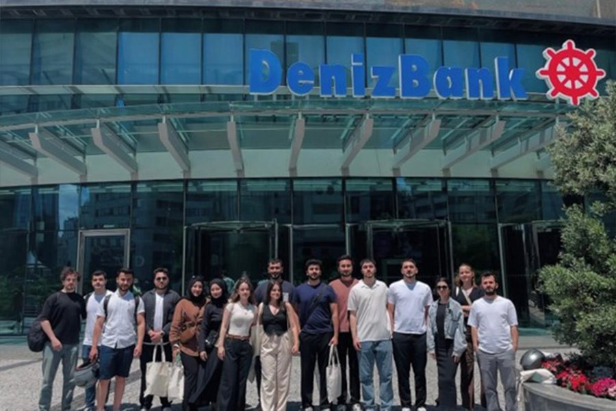 Endüstri Mühendisliği Kulübü Öğrencilerinden DenizBank’a Teknik Gezi
