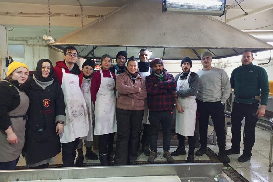 İstanbul Nişantaşı Üniversitesi Gastronomi Bölümü, Aşçılık Programı Akademisyenlerimiz ve Öğrencilerimiz Elbistan Sahra Mutfağı’nda